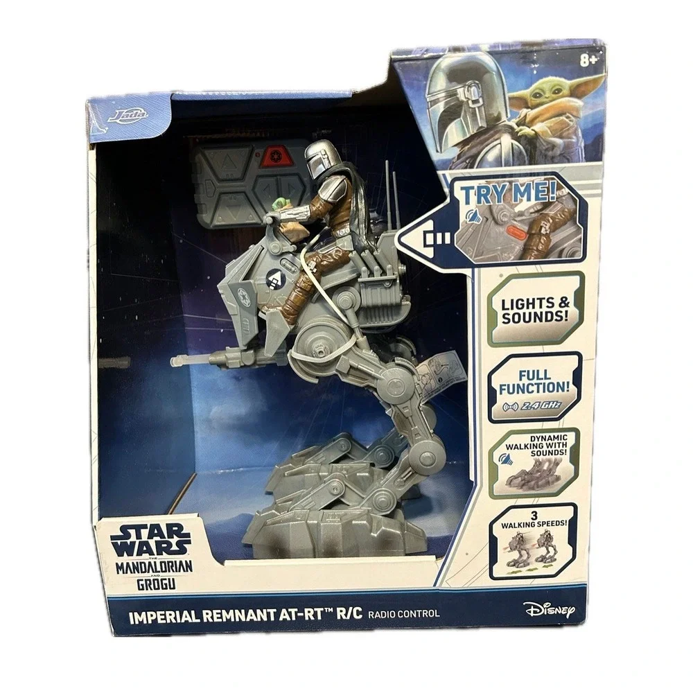 NWB Star Wars Mandalorian & Grogu Imperial Remnant AT-RT Radio Control.